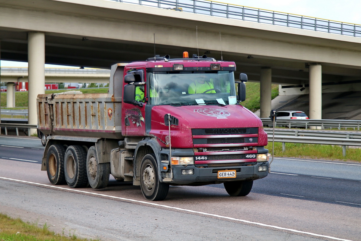 Финляндия, № GEB-442 — Scania ('1996) T-Series 144G