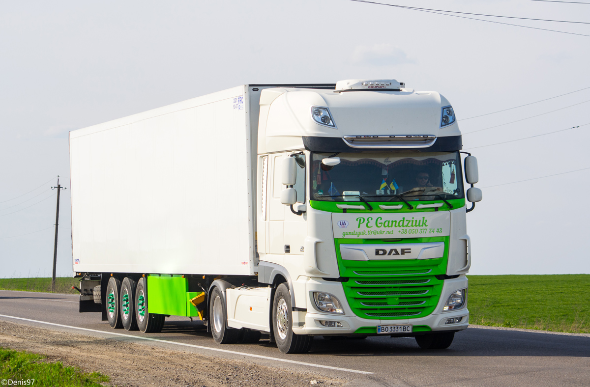 Тернопольская область, № ВО 3331 ВС — DAF XF Euro6 FT