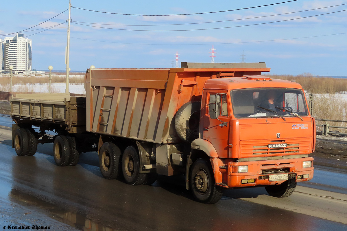 Саха (Якутия), № Т 729 КС 14 — КамАЗ-6520 [652000]