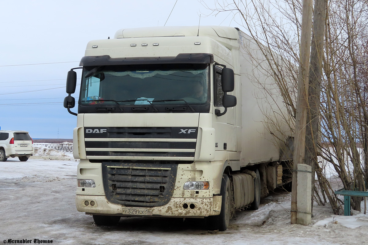 Саха (Якутия), № У 329 КХ 14 — DAF XF105 FT