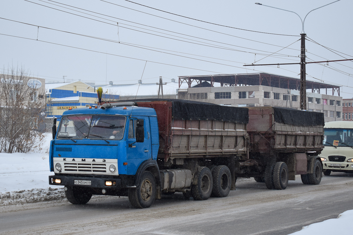 Алтайский край, № О 345 ОМ 66 — КамАЗ-5320