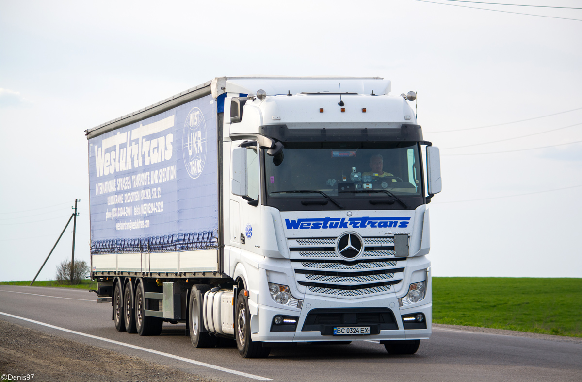 Львовская область, № ВС 0324 ЕХ — Mercedes-Benz Actros ('2011) 1848