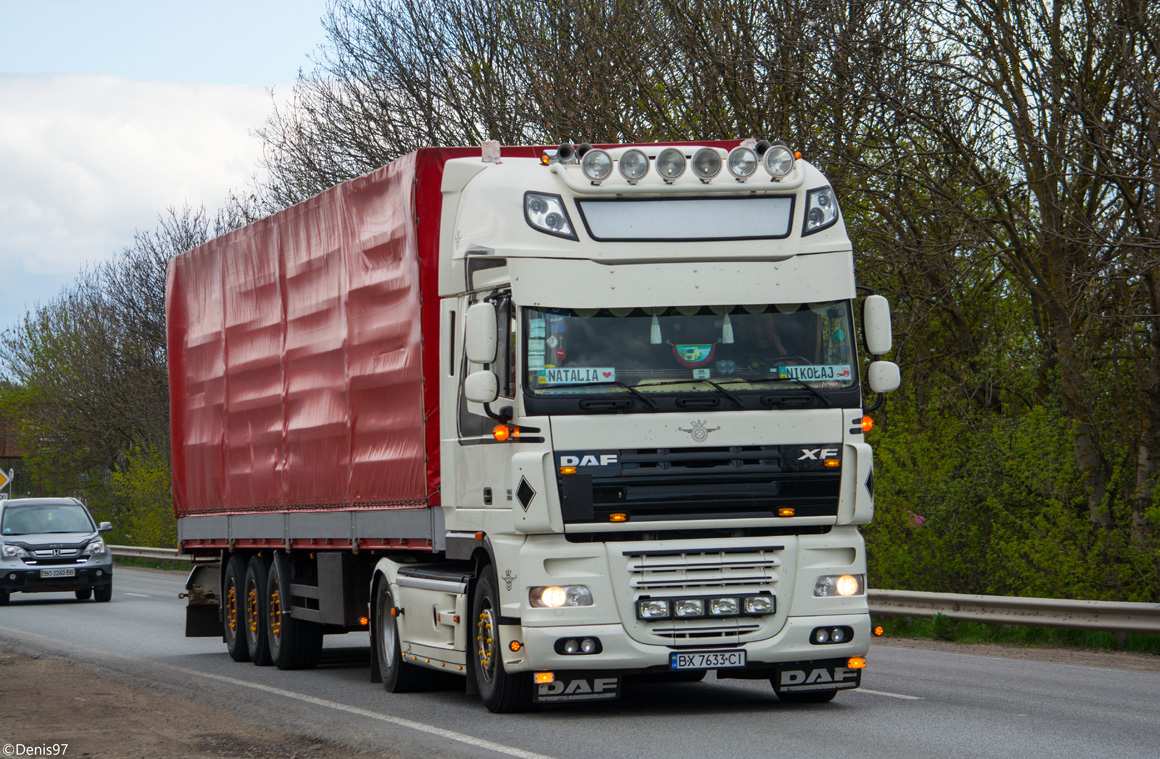 Хмельницкая область, № ВХ 7633 СІ — DAF XF105 FT