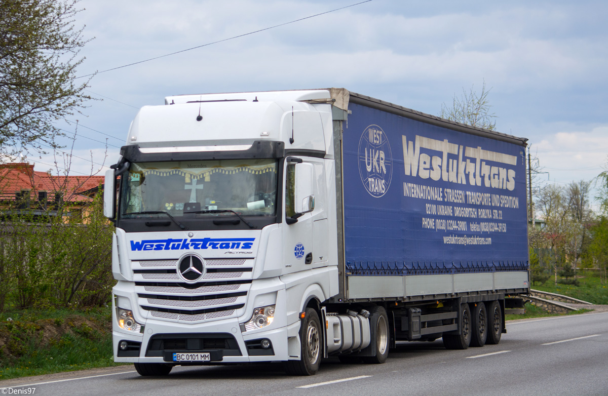 Львовская область, № ВС 0101 ММ — Mercedes-Benz Actros ('2011) 1842