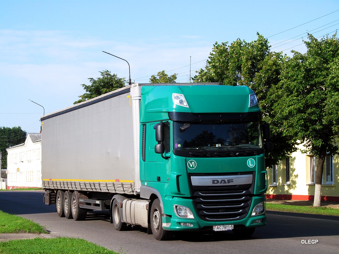 Минская область, № АС 7911-5 — DAF XF Euro6 FT