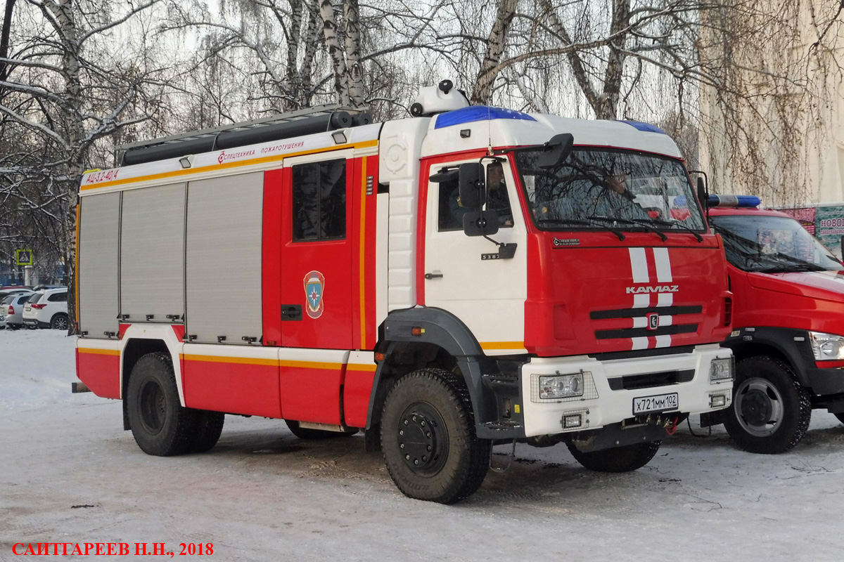 Башкортостан, № Х 721 ММ 102 — КамАЗ-5387-RR [538705]