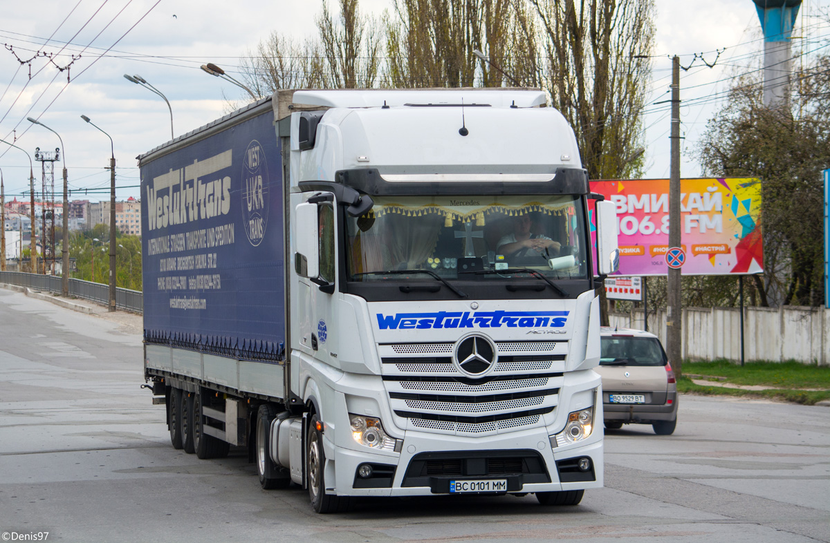 Львовская область, № ВС 0101 ММ — Mercedes-Benz Actros ('2011) 1842