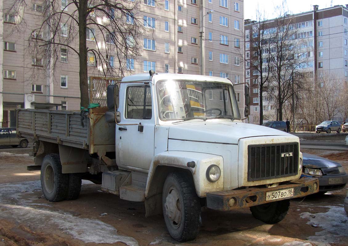 Удмуртия, № У 507 ВО 18 — ГАЗ-3309