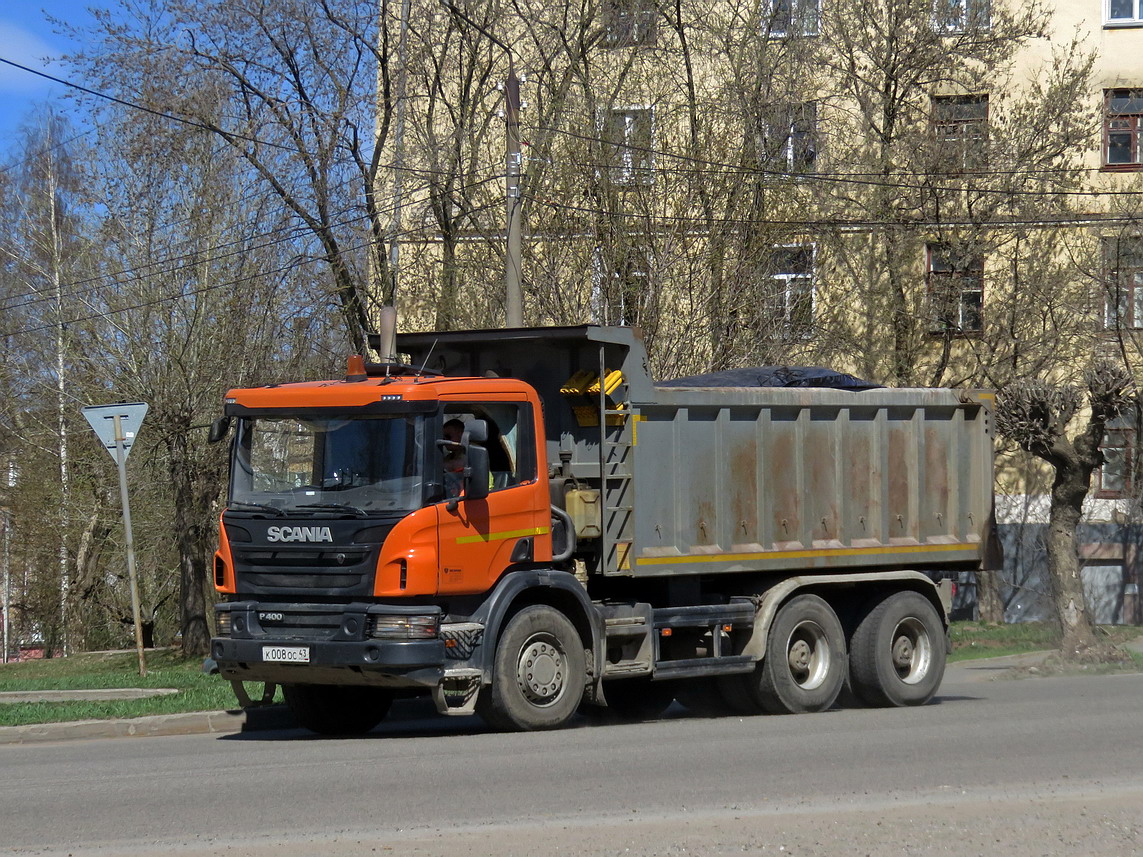 Кировская область, № К 008 ОС 43 — Scania ('2011) P400