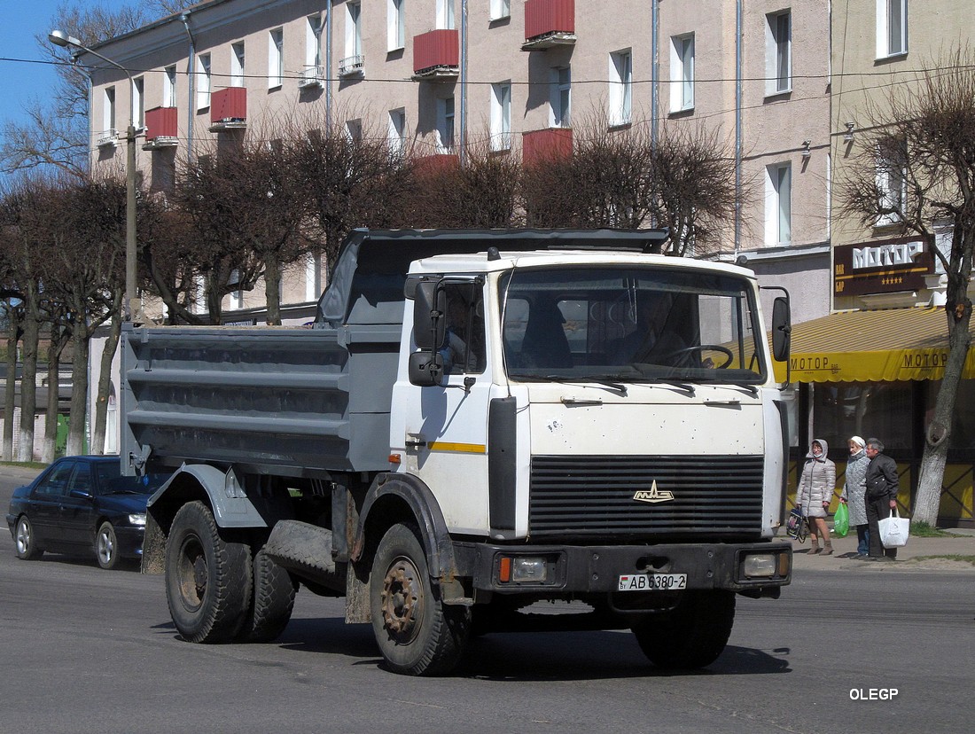 Витебская область, № АВ 6380-2 — МАЗ-5551 (общая модель)