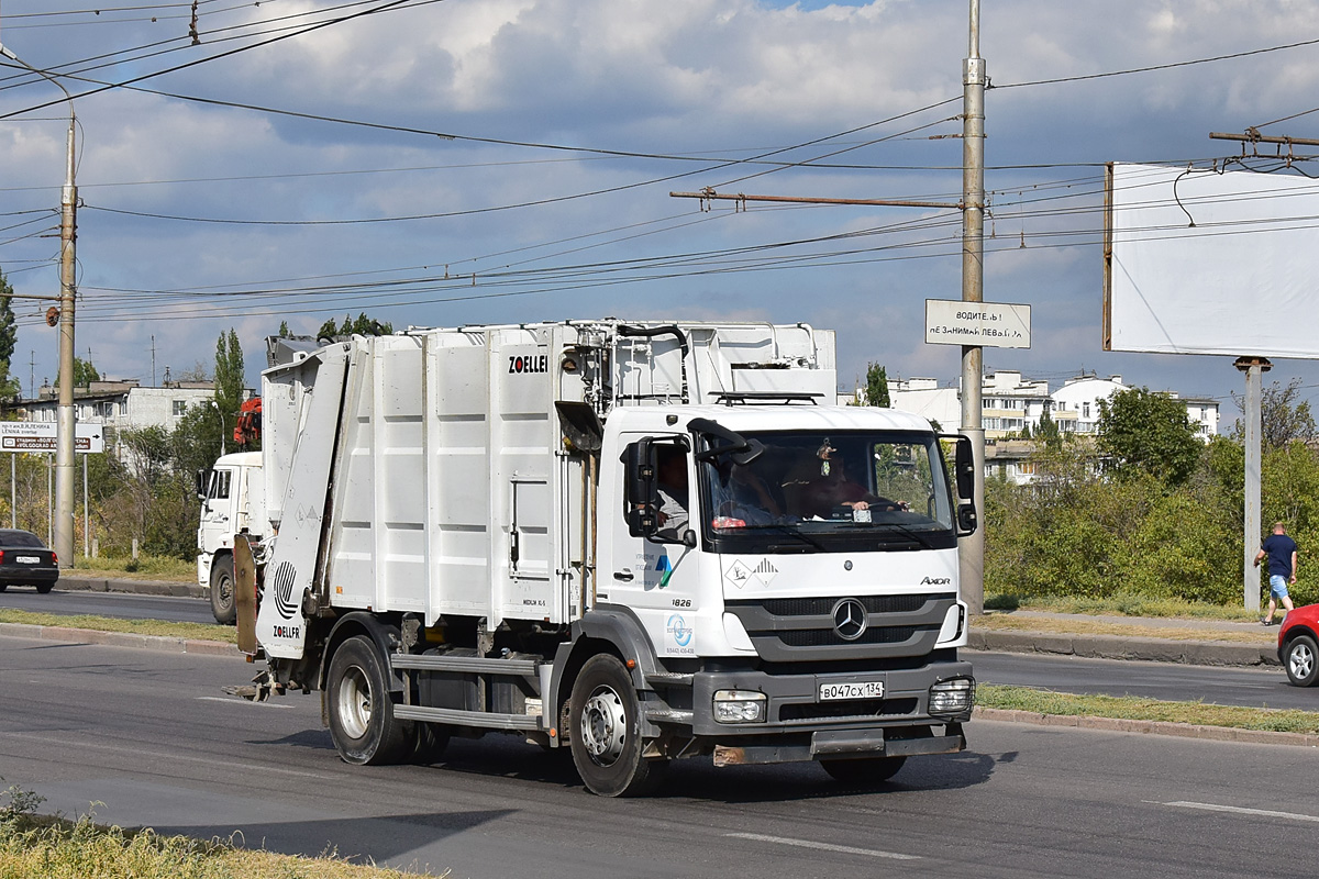 Волгоградская область, № В 047 СХ 134 — Mercedes-Benz Axor 1826 [Z9M]