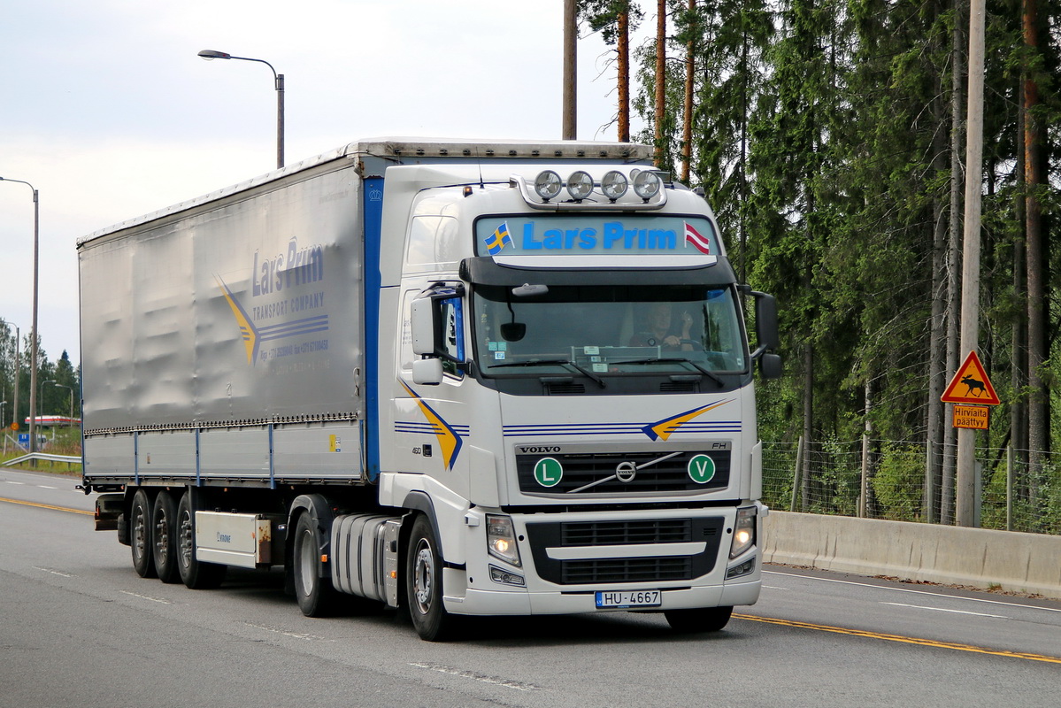 Латвия, № HU-4667 — Volvo ('2008) FH.460