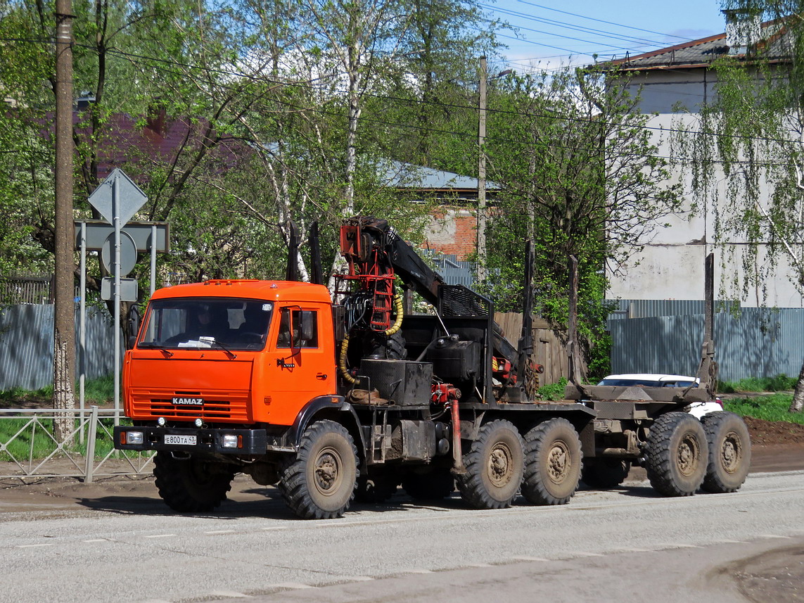 Кировская область, № Е 800 ТА 43 — КамАЗ-43118-13 [43118N]