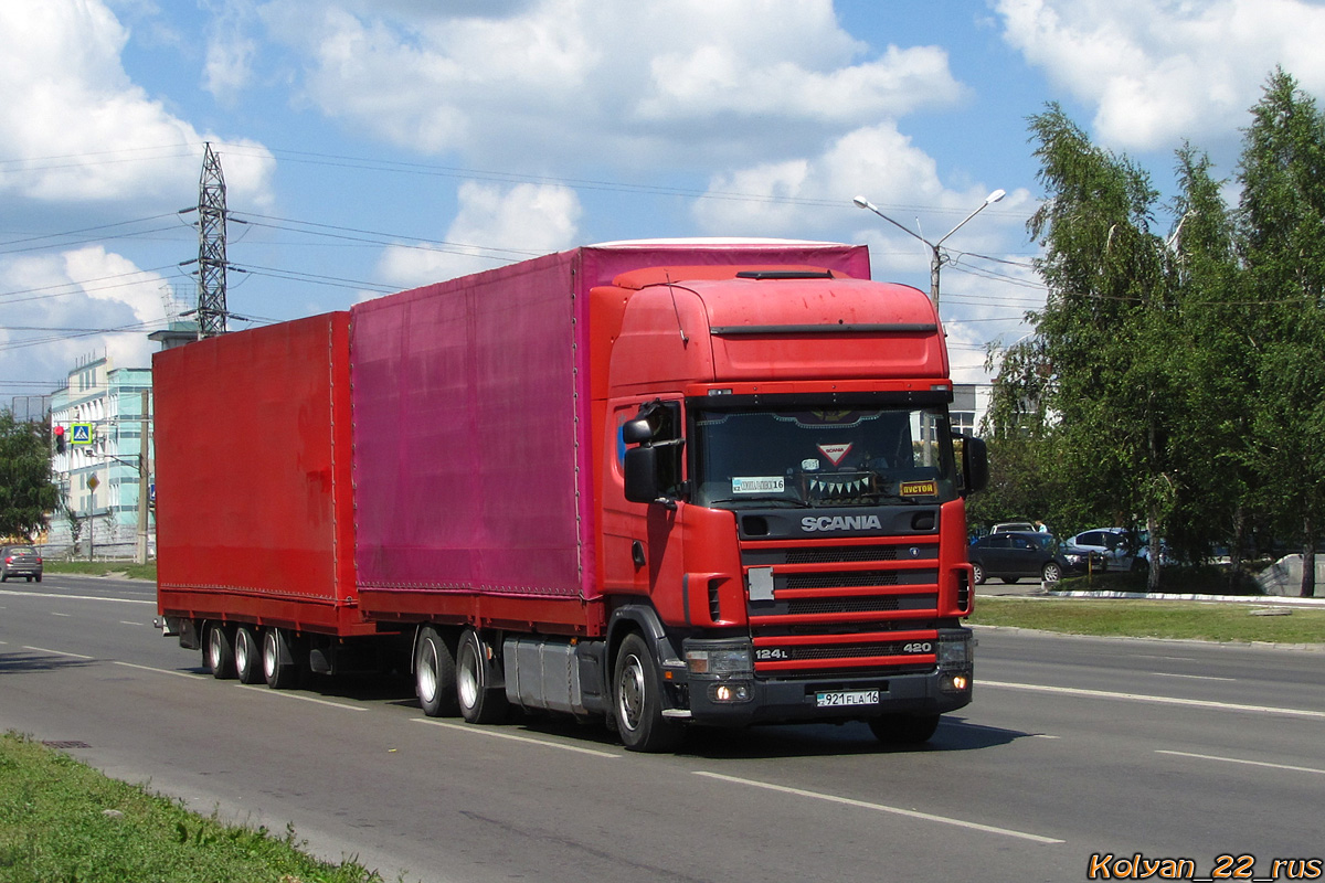 Восточно-Казахстанская область, № 921 FLA 16 — Scania ('1996) R124L