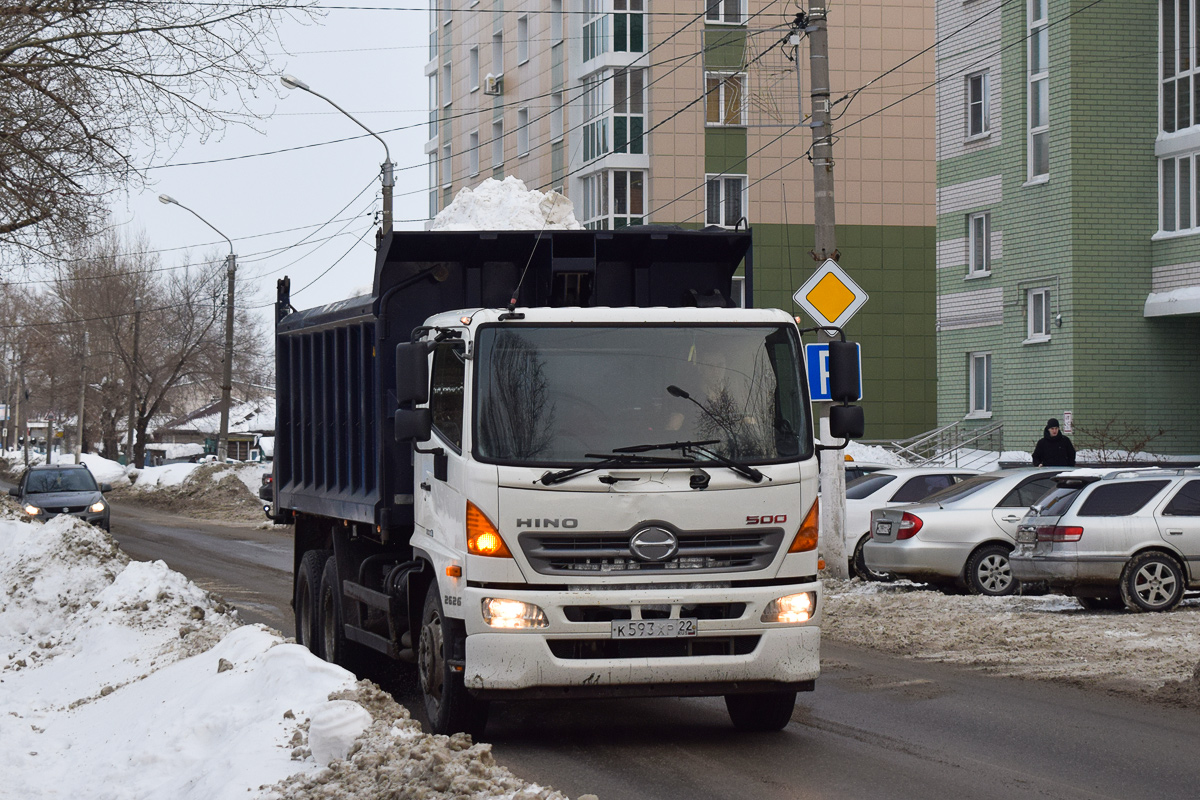 Алтайский край, № К 593 ХР 22 — Hino 500