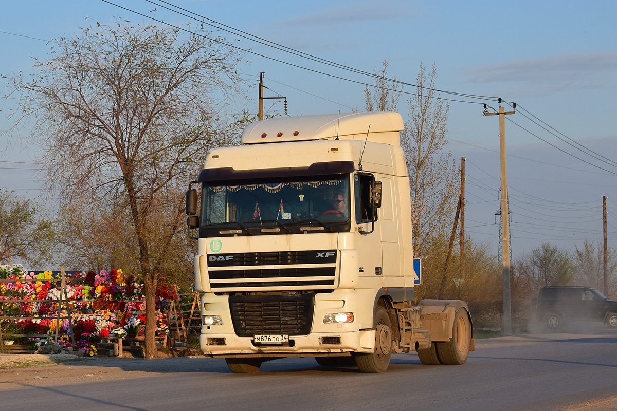 Волгоградская область, № М 876 ТО 34 — DAF XF95 FT