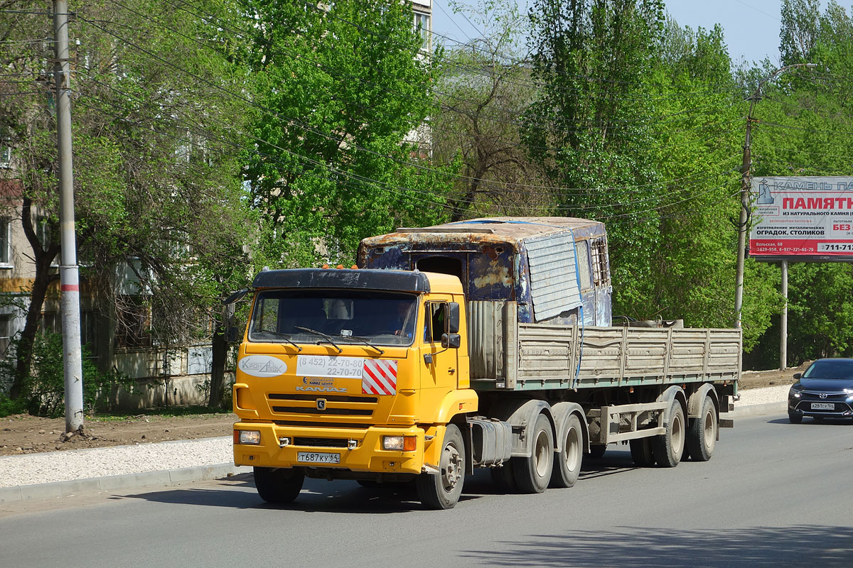 Саратовская область, № Т 687 КУ 64 — КамАЗ-65116-N3