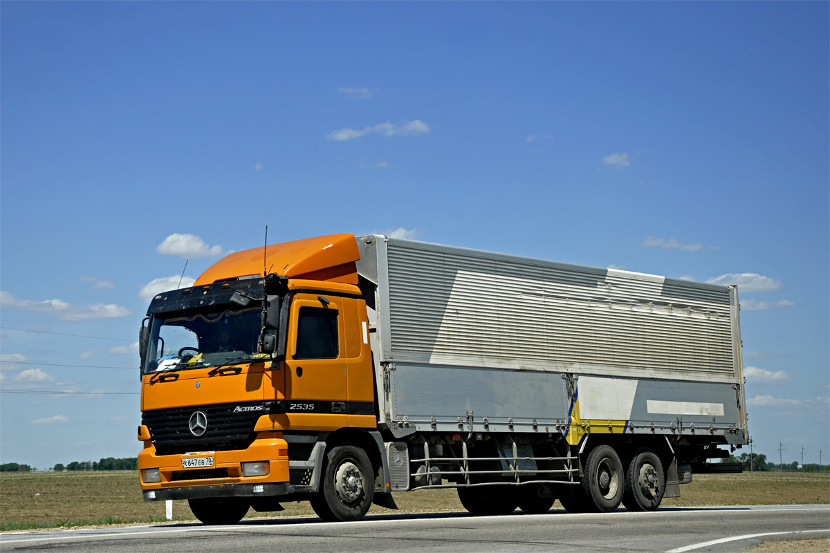 Томская область, № К 647 ЕВ 70 — Mercedes-Benz Actros ('1997) 2535