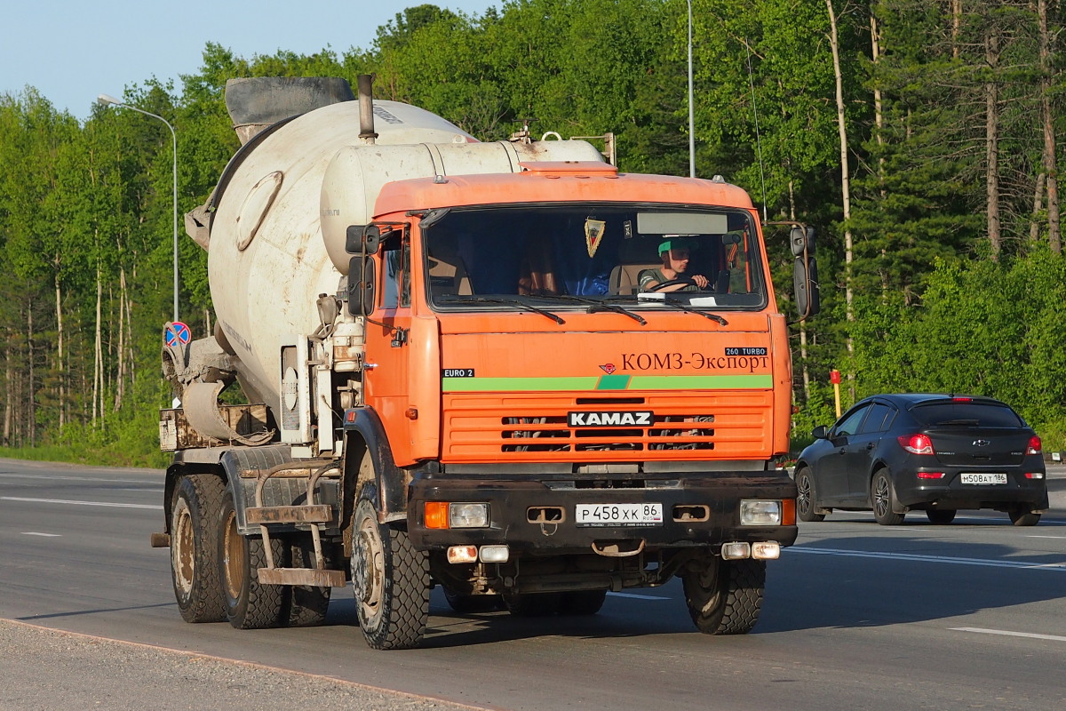 Ханты-Мансийский автоном.округ, № Р 458 ХК 86 — КамАЗ-65115-62