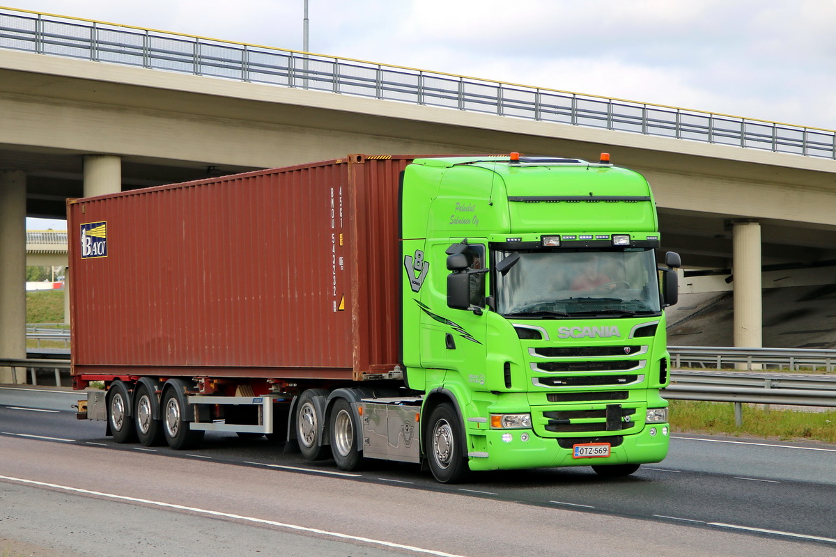 Финляндия, № OTZ-569 — Scania ('2009, общая модель)