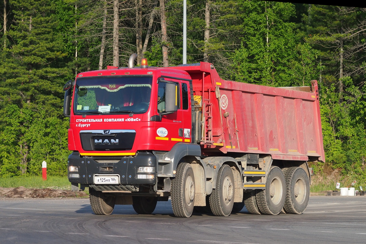 Ханты-Мансийский автоном.округ, № А 125 НХ 186 — MAN TGS ('2007) 41.440