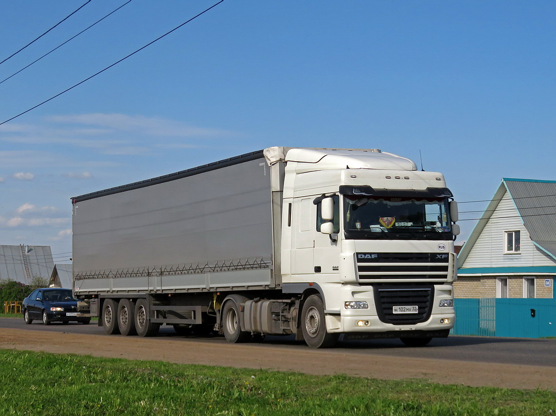 Брянская область, № Н 102 МХ 32 — DAF XF105 FT