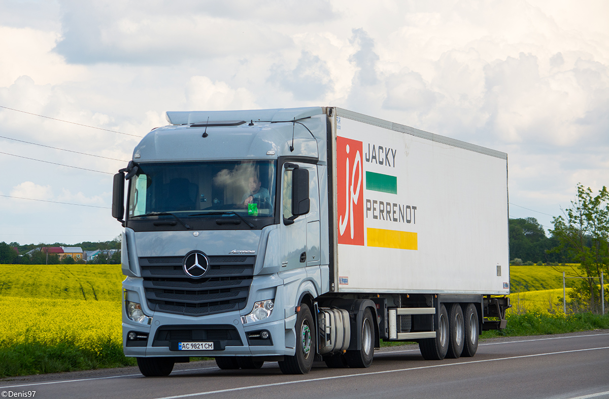 Волынская область, № АС 9821 СМ — Mercedes-Benz Actros ('2011) 1845