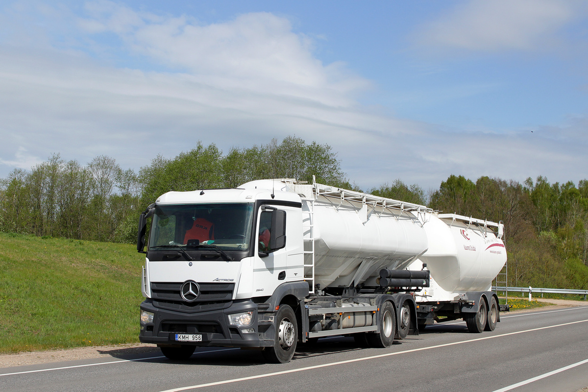 Литва, № KMH 956 — Mercedes-Benz Actros ('2011)