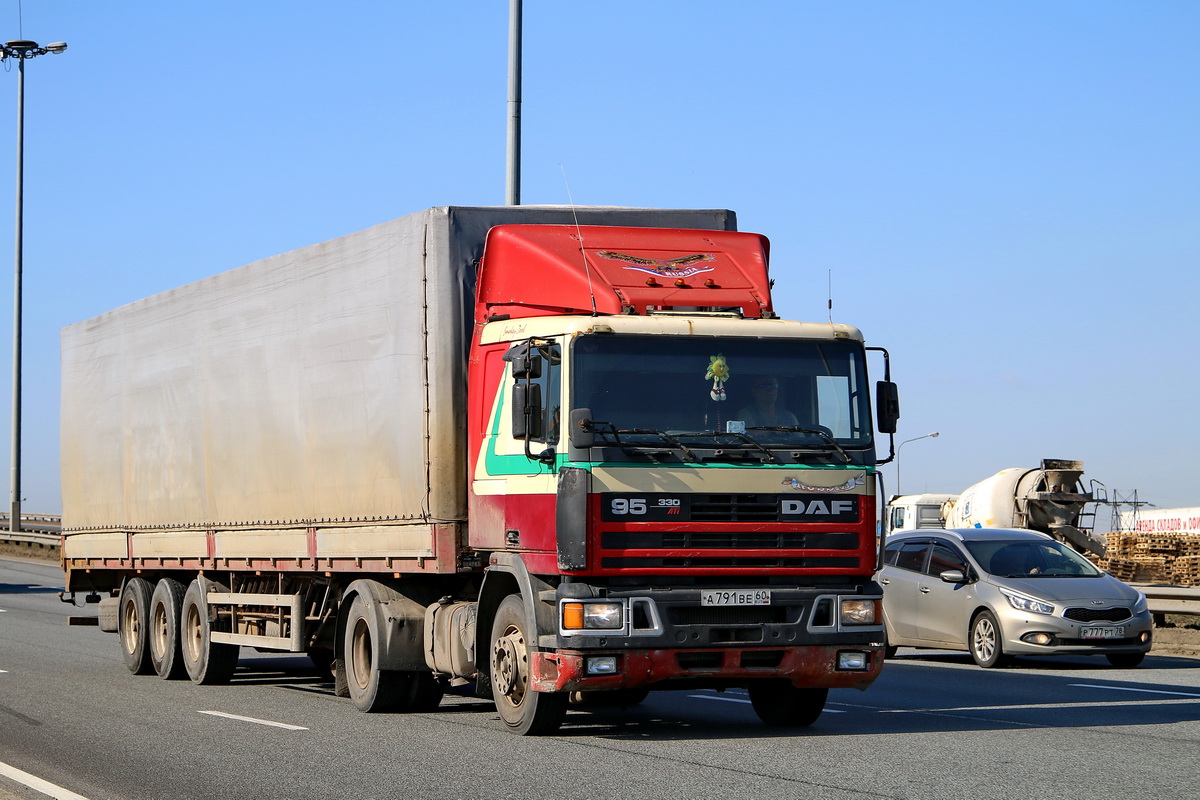 Псковская область, № А 791 ВЕ 60 — DAF 95 FT