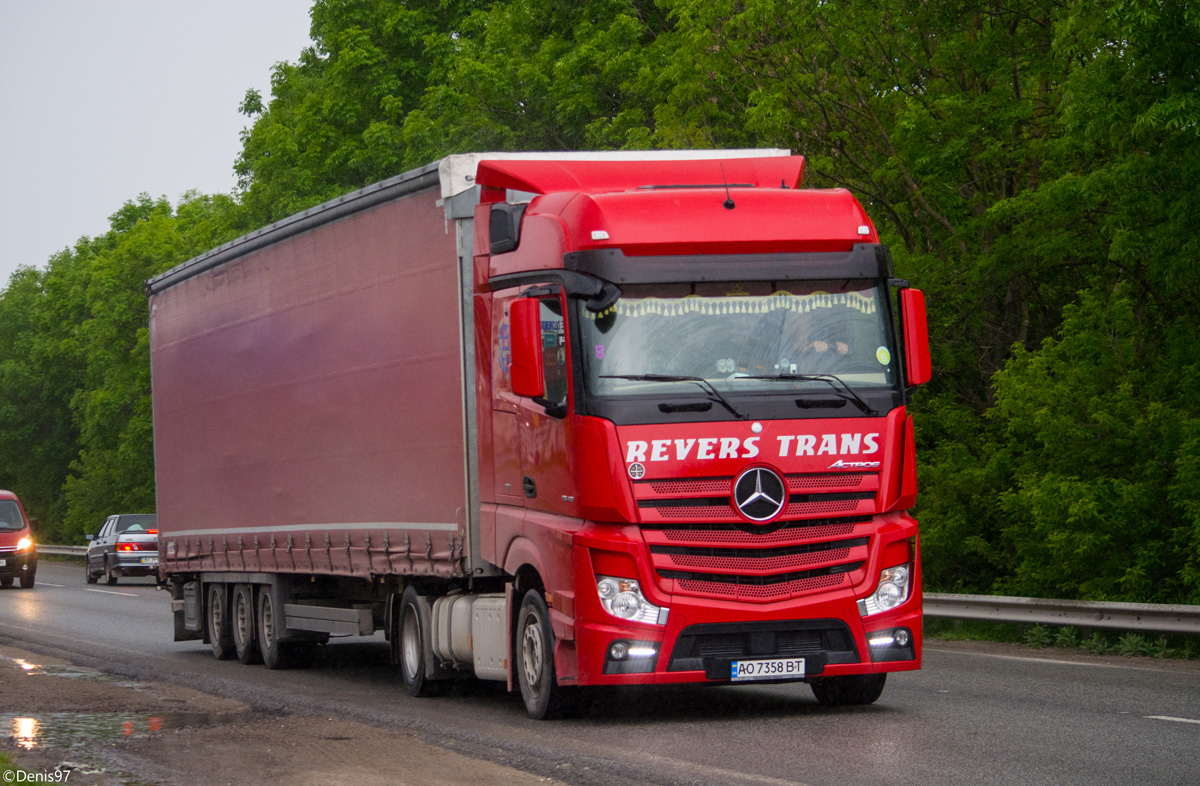 Закарпатская область, № АО 7358 ВТ — Mercedes-Benz Actros ('2011) 1845