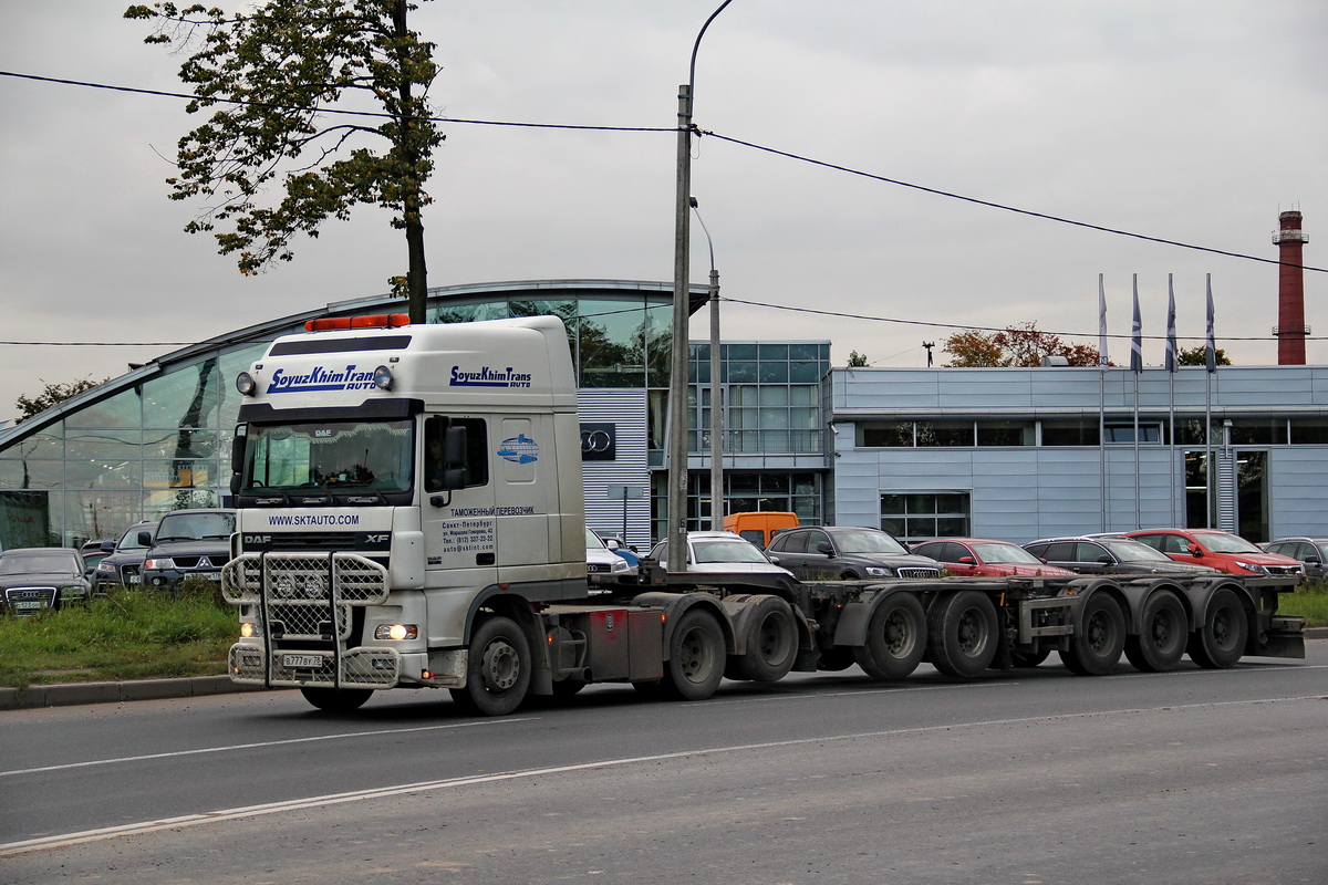 Санкт-Петербург, № В 777 ВУ 78 — DAF XF95 FTS