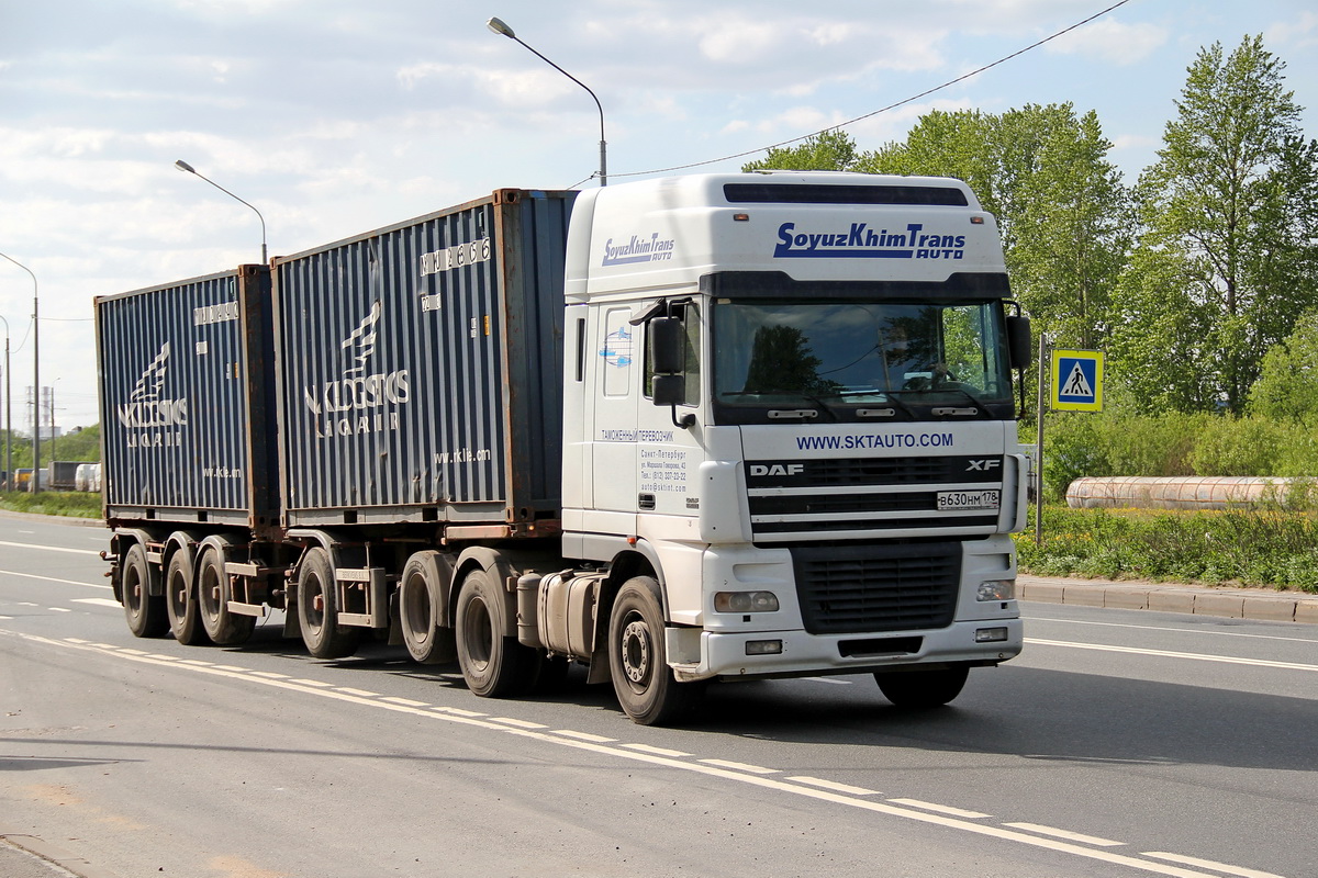 Санкт-Петербург, № В 630 НМ 178 — DAF XF95 FTS