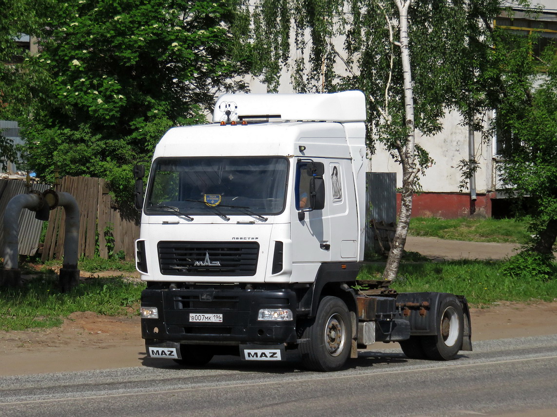 Свердловская область, № В 007 МК 196 — МАЗ-5440B9