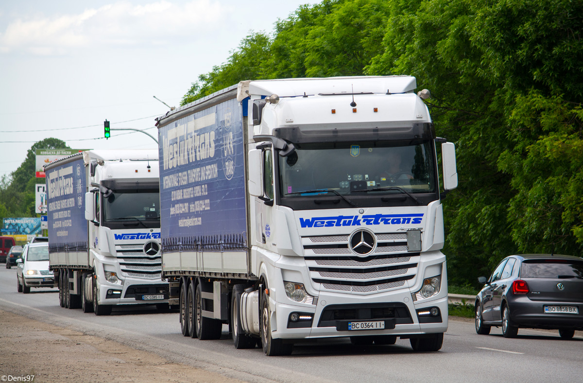 Львовская область, № ВС 0364 ІІ — Mercedes-Benz Actros ('2011) 1848