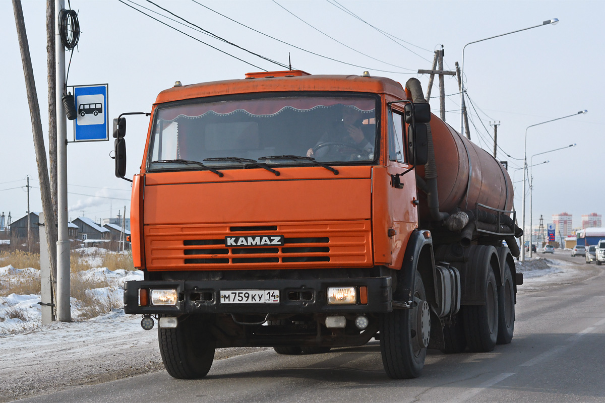 Саха (Якутия), № М 759 КУ 14 — КамАЗ-65115 (общая модель)