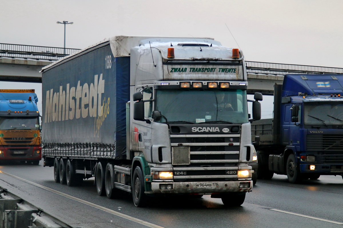 Санкт-Петербург, № К 964 МВ 178 — Scania ('1996) R124G