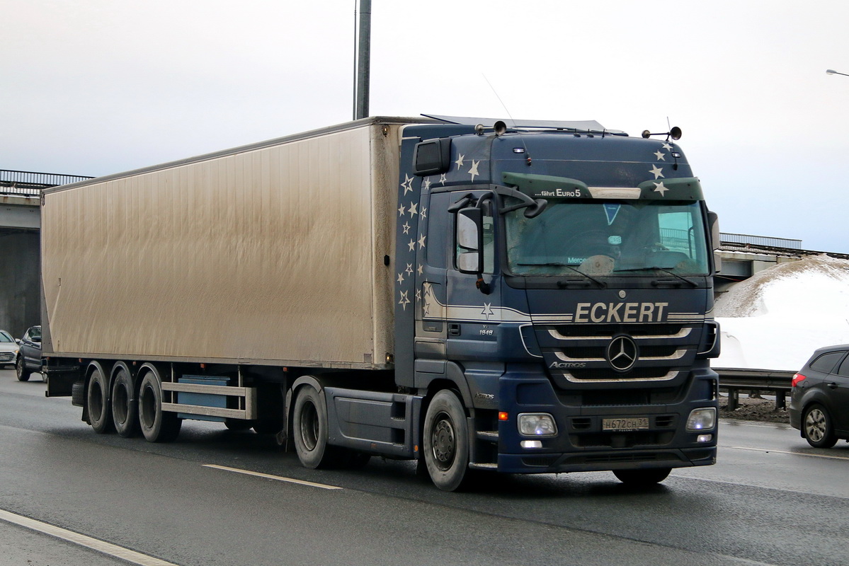 Белгородская область, № Н 672 СН 31 — Mercedes-Benz Actros ('2009) 1848