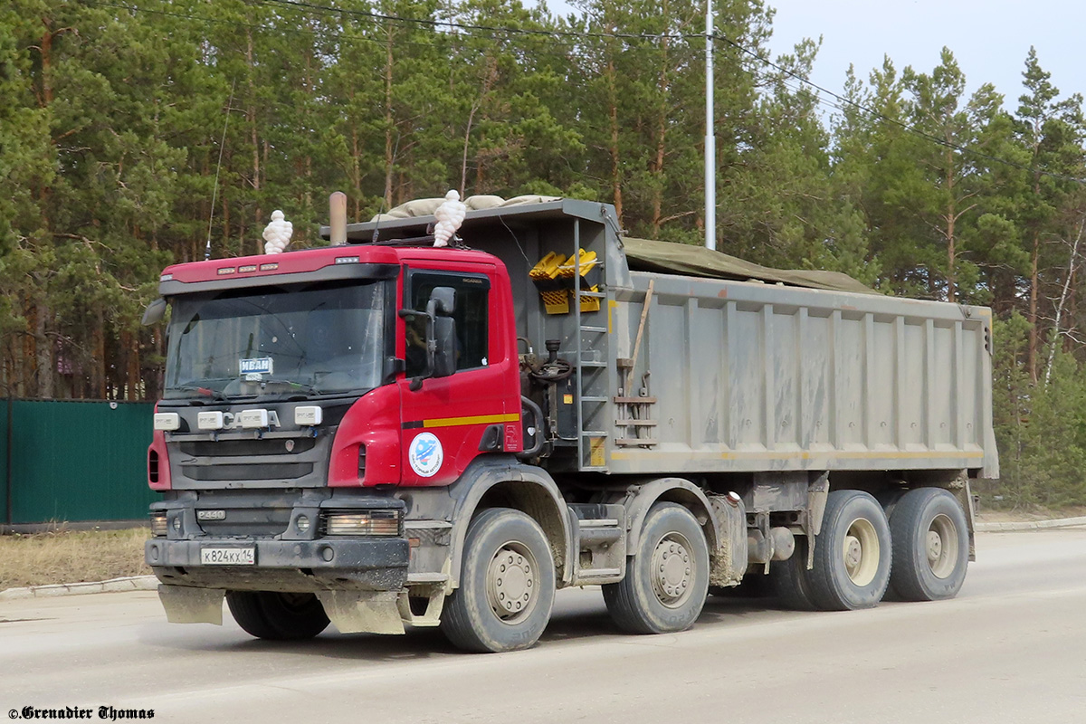 Саха (Якутия), № К 824 КХ 14 — Scania ('2011) P440