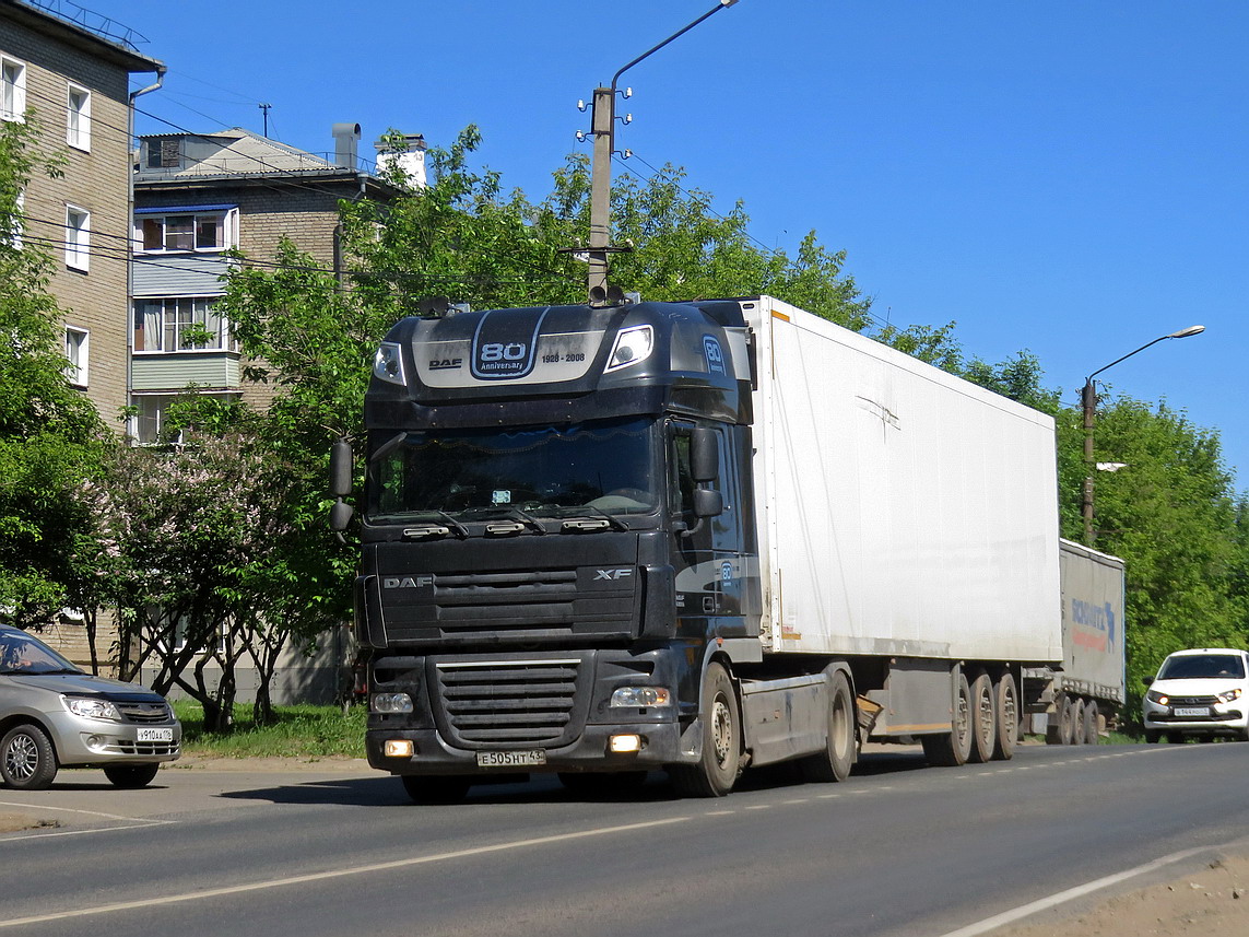 Кировская область, № Е 505 НТ 43 — DAF XF105 FT; DAF FT XF105 "80th Anniversary Edition" (Кировская область)