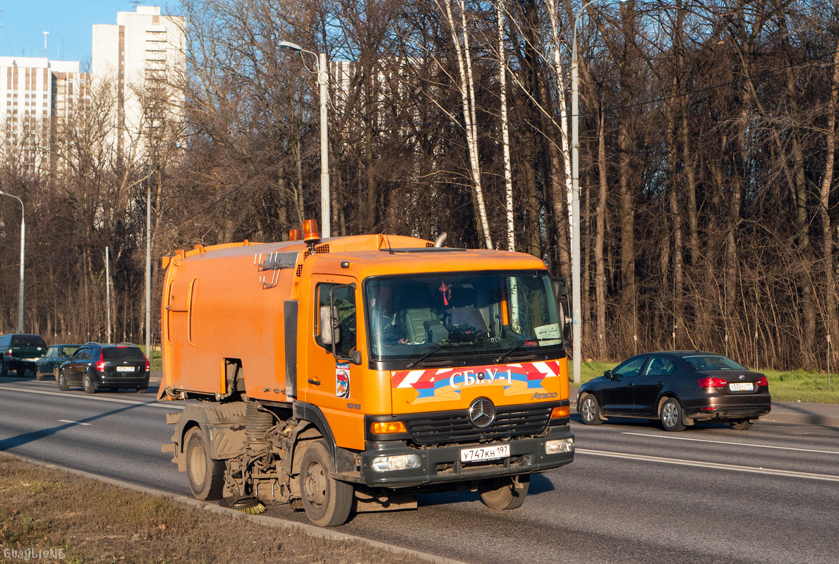 Москва, № У 747 КН 197 — Mercedes-Benz Atego 1018