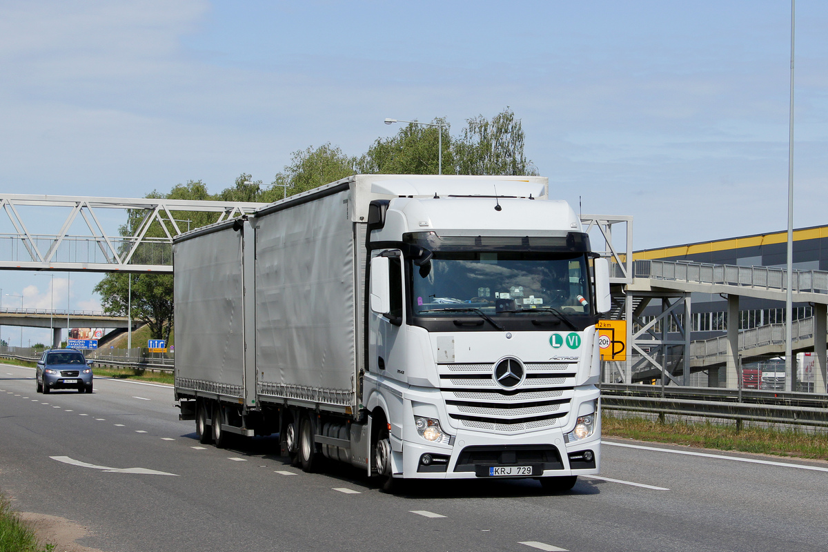 Литва, № KRJ 729 — Mercedes-Benz Actros ('2011) 2542