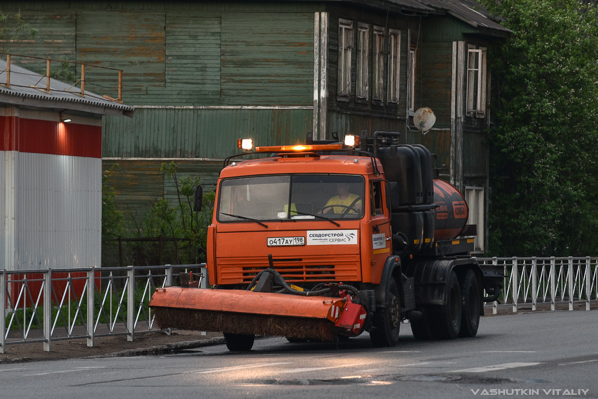 Архангельская область, № О 417 АУ 198 — КамАЗ-53215 [532150]