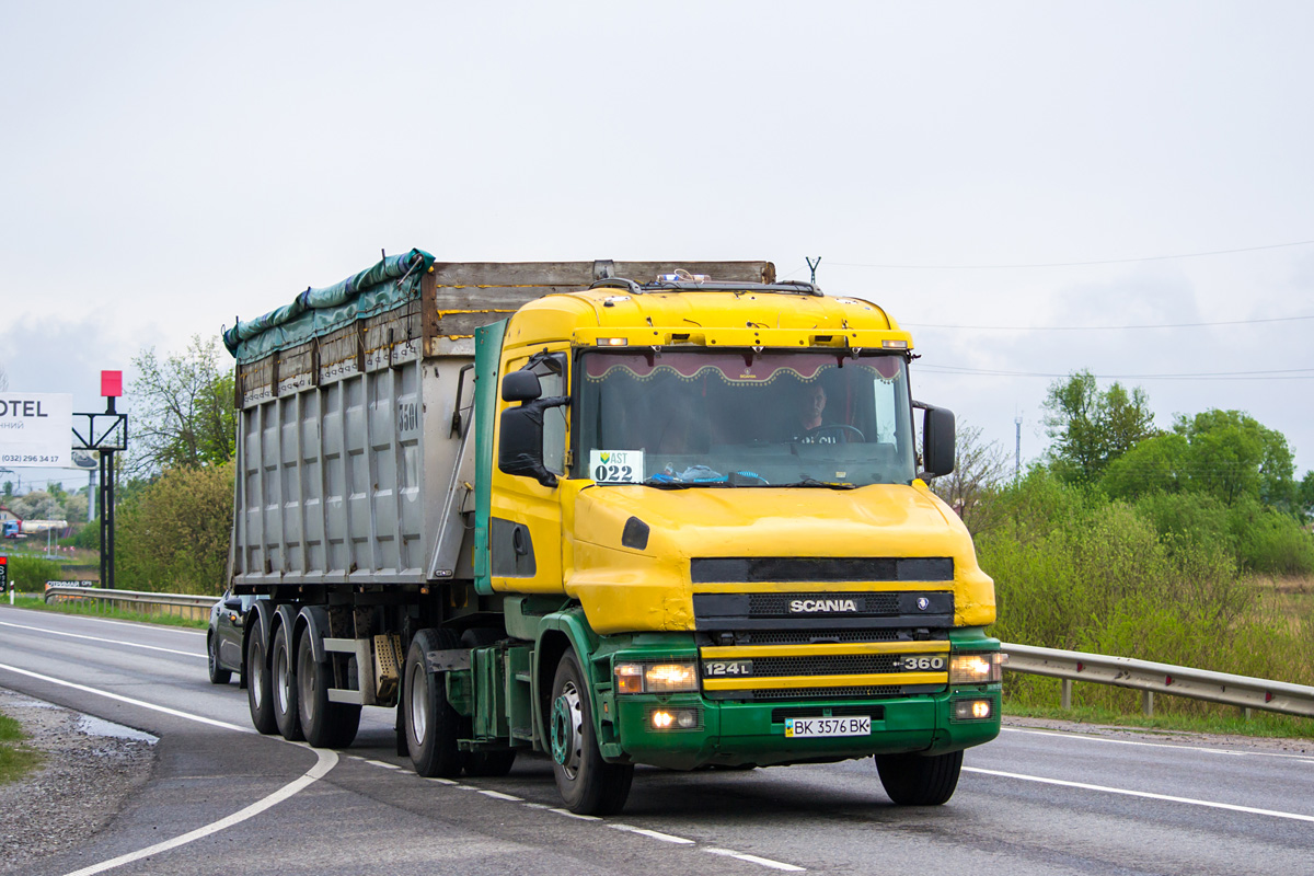 Ровненская область, № ВК 3576 ВК — Scania ('1996) T-Series 124L