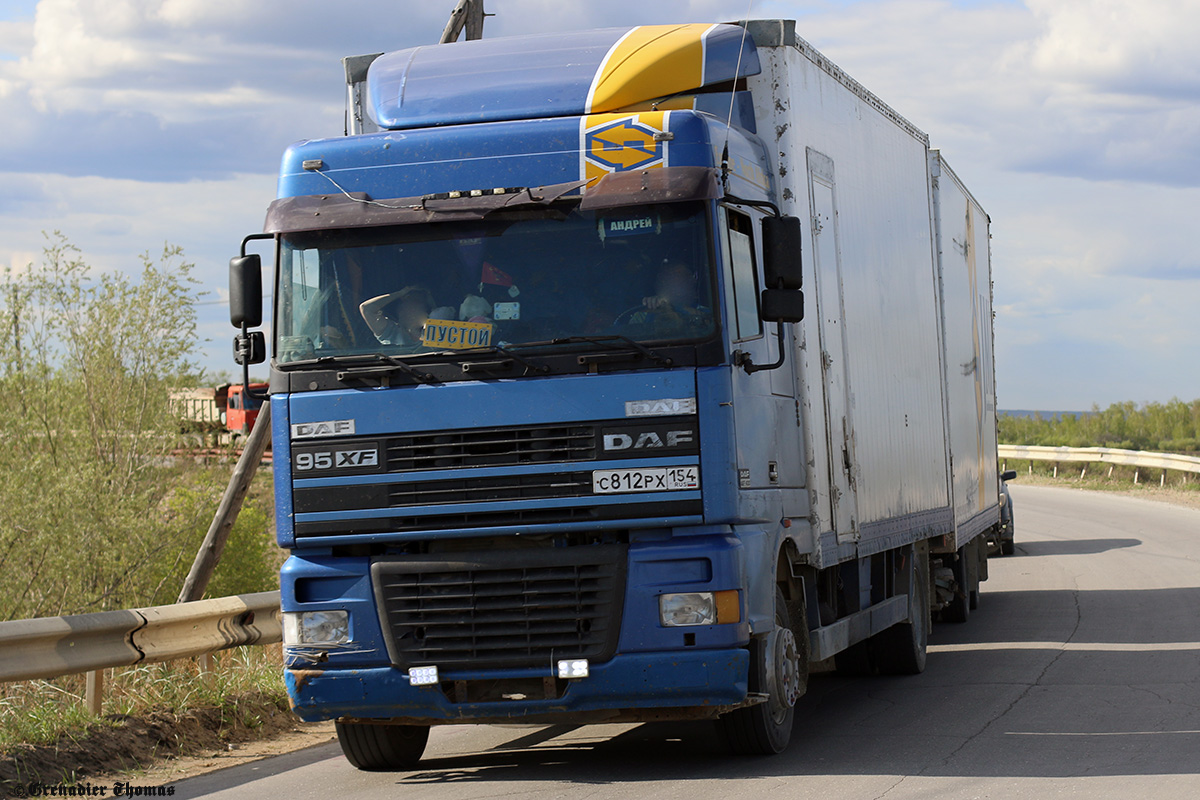 Новосибирская область, № С 812 РХ 154 — DAF 95XF FA