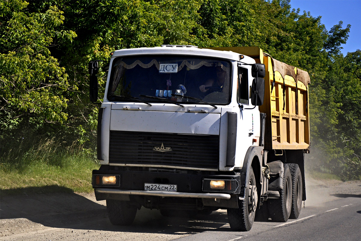 Алтайский край, № М 224 СМ 22 — МАЗ-5516A5