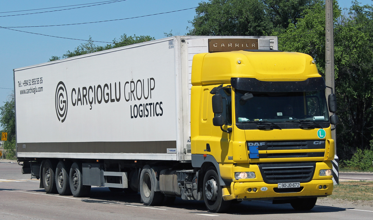 Азербайджан, № 90-JO-672 — DAF CF85 FT