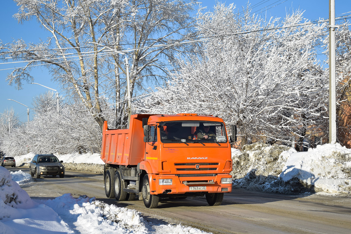 Алтайский край, № Т 763 ХС 22 — КамАЗ-65115-L4