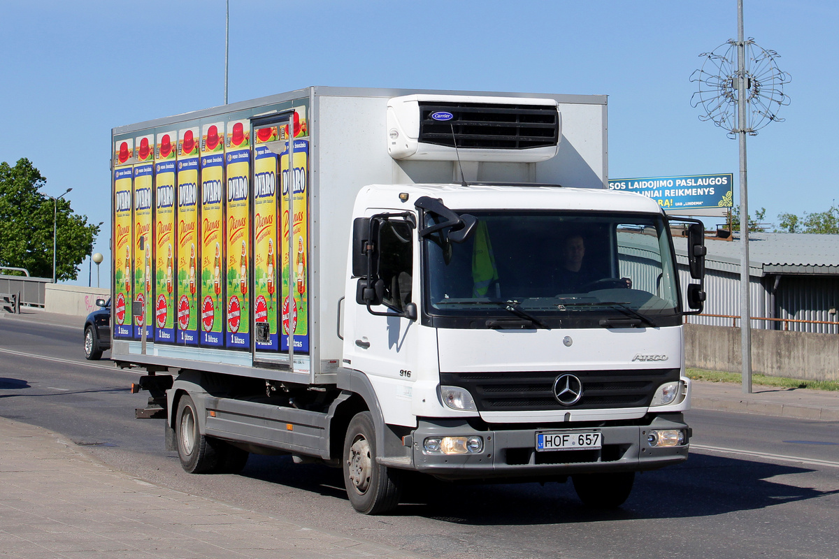 Литва, № HOF 657 — Mercedes-Benz Atego 916