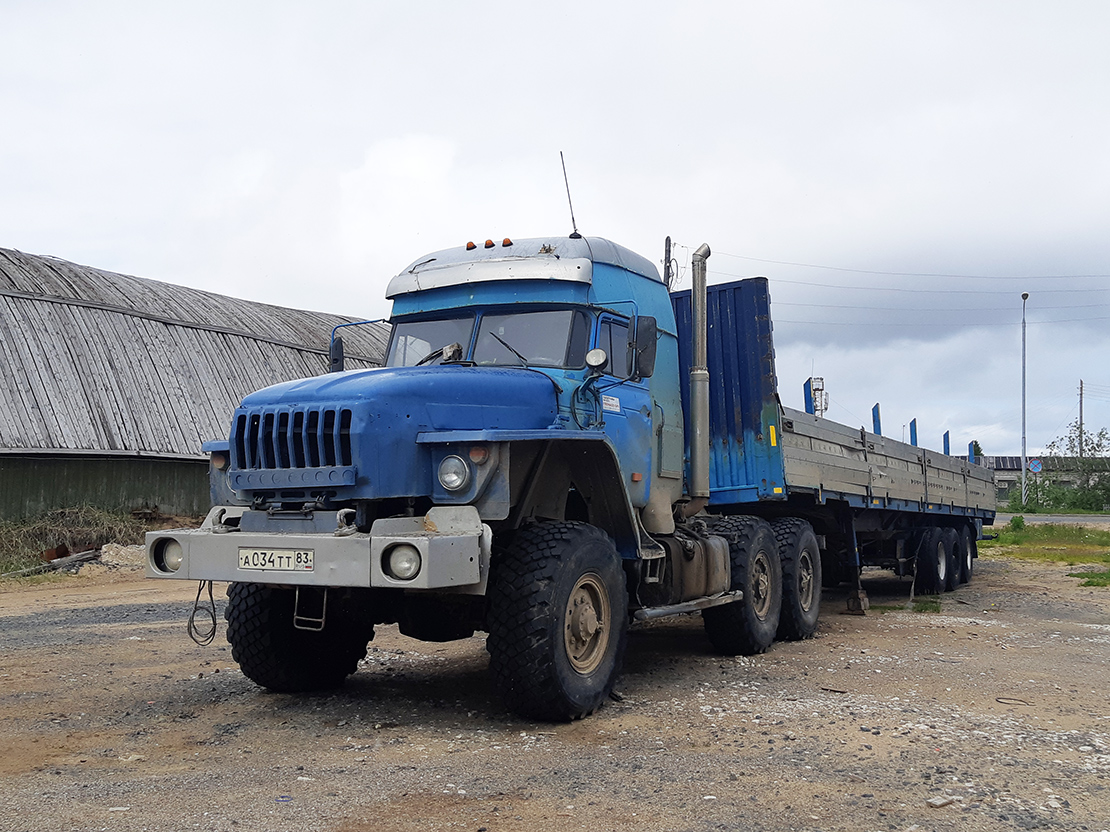 Ненецкий автономный округ, № А 034 ТТ 83 — Урал-44202-41