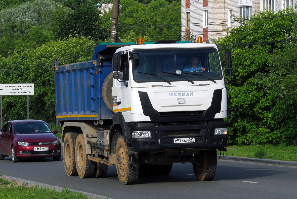 Калужская область, № Р 578 АМ 797 — МАЗ-MAN (общая модель)